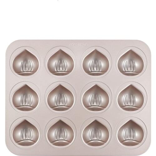 12Cup Non-Stick Chestnut Cake Mould