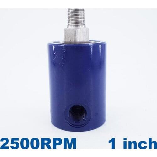 12bar 2500RPM high speed industrial cold water swivel fitting rotating connector 1 inch Aluminum alloy rotary joint HD-25