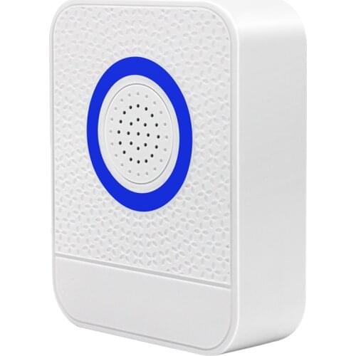 4 Wires Wired White Doorbell DC12V Access Control Door Bell Electronic Dingdong Ringtone Ring Button for Home Security System