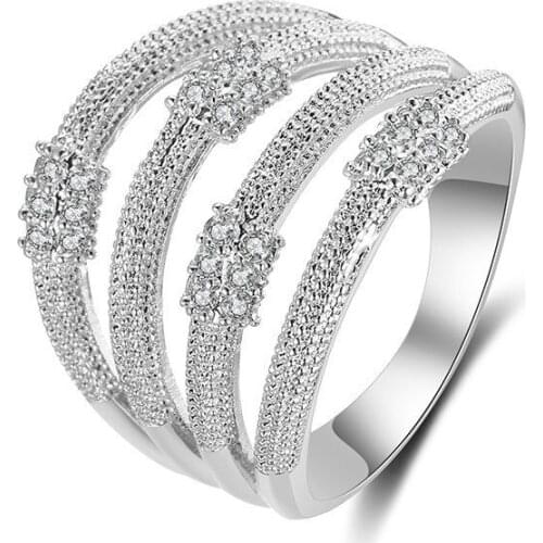 AAA Zircon High Quality New Creative Ladies Ring Wedding Ring Birthday Gift Ring Rings For Women