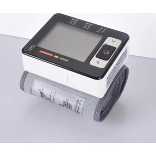 NEW Health Care Automatic Digital LCD Wrist Band Blood-pressure Meter Heart Rate Monitor Sphygmomanometer Oscillometric Method