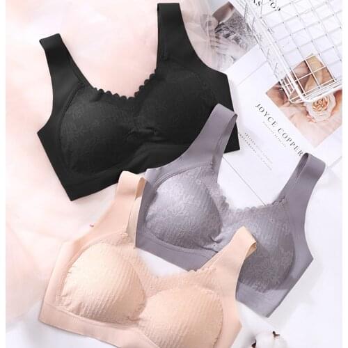 Seamless Lace U-shaped Beauty Back Bralette Fitness Underwear Sexy Bras Top Thin Mold Cup Push Up Bra Wire Free Female Lingerie