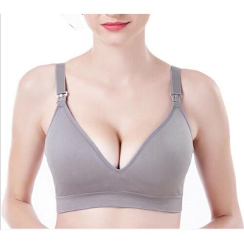 Pregnant Mom Women Nursing Bra Maternity Breastfeeding Feeding Bras Cotton Underwear Soft material breathable bra maternity bra