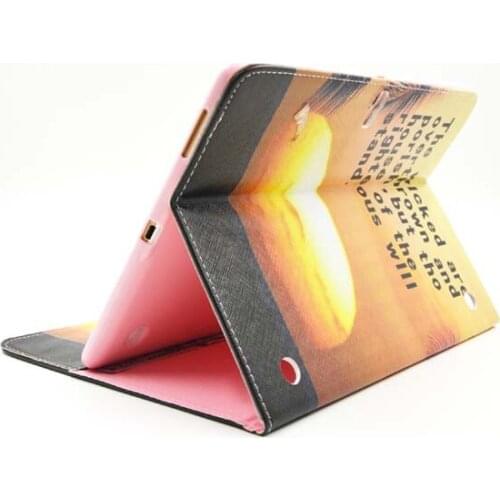 Colorful Print Wallet Book Card Slot Business Cover Stand PU Leather Case For Samsung Galaxy Tab S 10.5 T800 T801 T805 Tablet