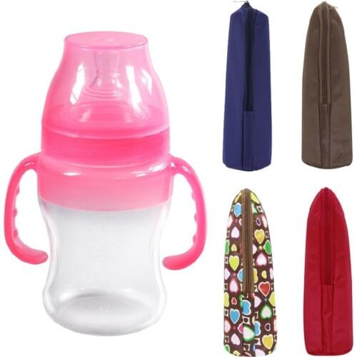 Baby Water Milk Warmers Bottle Holder Bags Portable Baby Feeding Bottle Insulation Bag Stroller Bottle Hanging Bag Accesso
