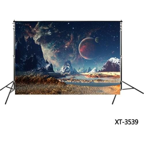 Starry Sky Night Space Backdrop Birthday Party Background Native Galaxy Backdrop Photo Booth Nebula Astronomy Planets Backdrops