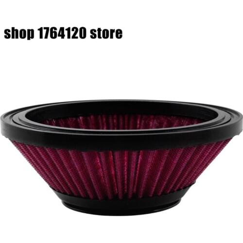 Motorcycle Red Filter Element High Flow Air Filter PM Modified Filter For Harley Sportster XL 883 1200 Touring Dyna Softail