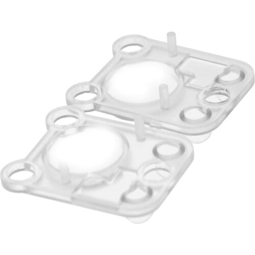 RCAWD 2x Plastic Headlight Housing Cover For Rc Hobby Model Car 1/10 Traxxas Trx-4 Crawler Land Rover Defender Version 8013S