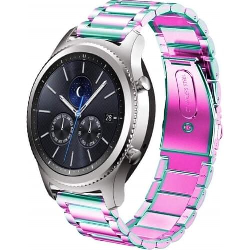 20mm Stainless Steel Watch Band For Samsung Galaxy watch active 2 strap 22mm Bracelet for Gear S3 Classic/Frontier 46mm bands