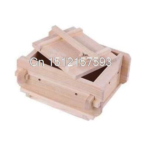 Removable Brand New Tofu Wooden Homemade Press Wood Tofu Mold 16*12*9cm