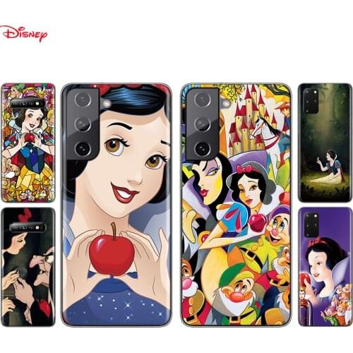 Silicone Cover Princess Snow White For Samsung Galaxy S21 S20 FE Ultra S10 S10E Lite S9 S8 S7 Edge Plus Phone Case