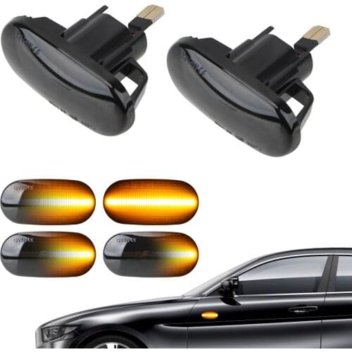 Turn Signal Light Blinker Light For HONDA Civic Acura Del Sol Integra S2000 Signal Lamp LED Car Dynamic Side Marker A Pair