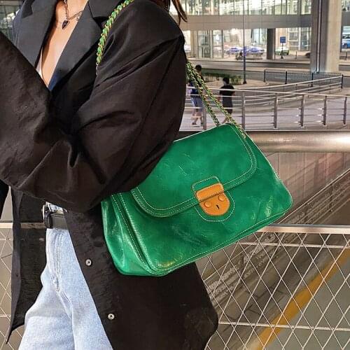 Luxury Design PU Leather Crossbody Bags Women 2021 Famous Brand Female Shoulder Bag Fashion Chain Soft Women Bag Bolsa sac