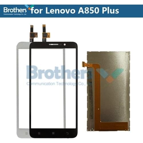 1Set For Lenovo A850 Plus A850+ A850Plus LCD Display + Touch Dcreen Digitizer LCD Screen Original Phone Parts Replacement Test