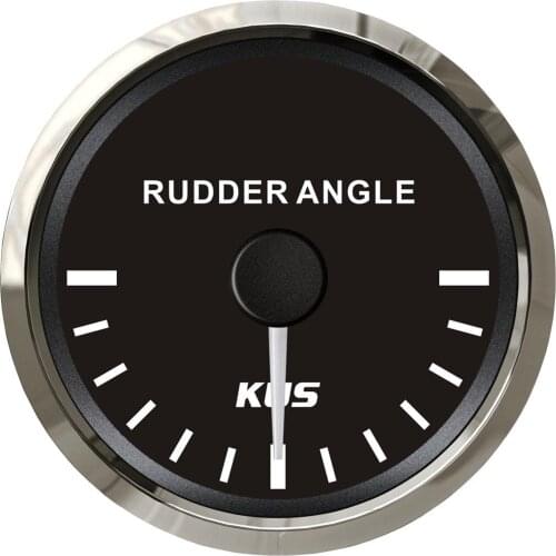 1pc 100% Brand New 52mm Marine Rudder Angle Gauges Ships Rudder Angle Meters Fit for Boat White
