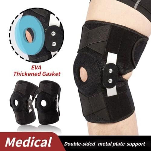 1PC Knee Joint Brace Support Adjustable Breathable Knee Stabilizer Kneepad Strap Patella Protector Orthopedic Arthritic Guard