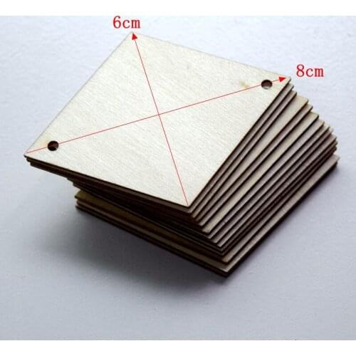 10pcs/bag Wholesale high quality Hang a piece mini the die cutting Angle of wood/hotel wedding decoration 6*8cm c1