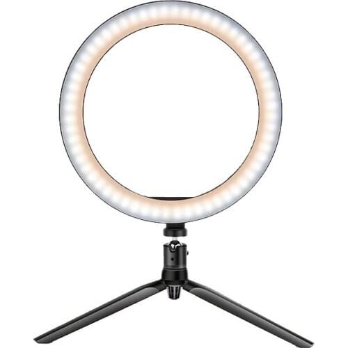 16Cm with Tripod Stand Face Beauty Equipment Led Lamp Smart for Smartphone Rgb Selfie Stick Mobile Phone Holders Ring Light