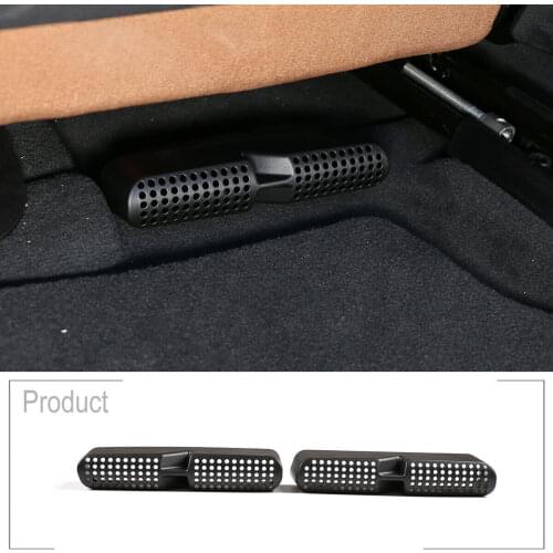 2pcs Air Outlet Dust Cover Trim Under Seat Air Conditioning Outlet For BMW X5 G05 2019 2020 2021 Interior Accessories