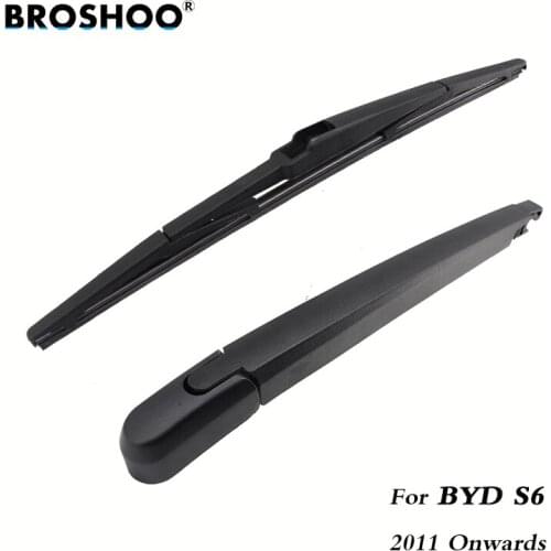 BROSHOO Car Rear Wiper Blades Back Windscreen Wiper Arm For BYD S6 Hatchback (2011-) 355mm,Windshield Auto Styling