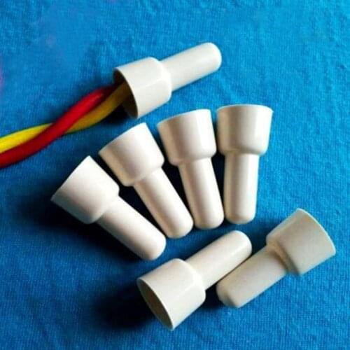 CE-2 #closed end cable connector Nylon inflaming retarding Cu tube Crimp Caps 22-14 AWG Connectors High temperature 94V0