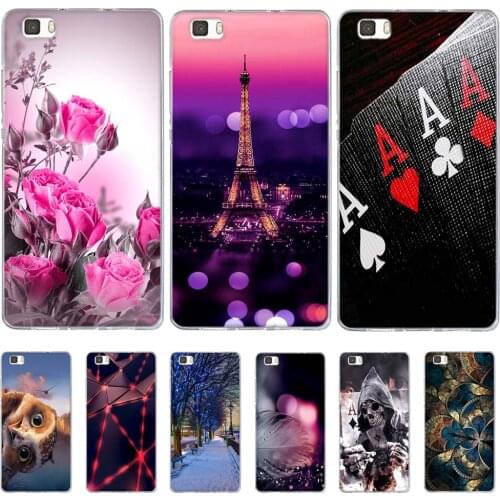 For Huawei P8 Lite Case Cover Silicone Coque Capa Funda For Huawei Ascend P8 Lite Phone Case Back Cover For Huawei P8Lite Case