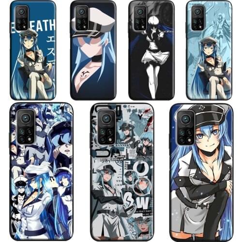 Esdeath Akame Ga Kill For Xiaomi Mi 11 Lite Ultra 9 10 A3 Mi 10T 9T Pro Case For POCO M3 F3 F1 F2 X3 Pro Coque