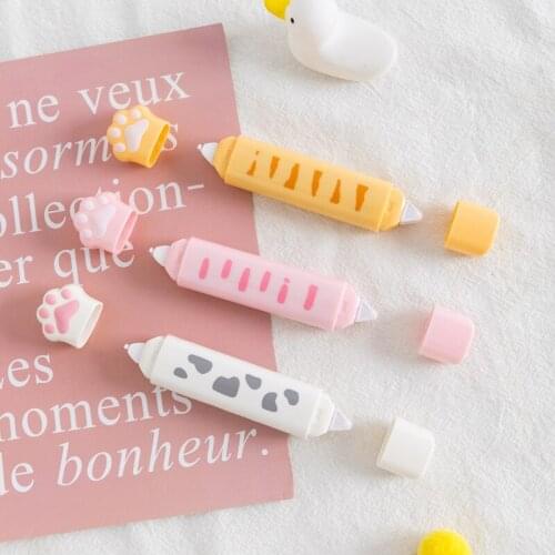 Cat Claw Multifunctional Correction Tape Cute White Corrector Double Sided Tape Gift Stationery for Student School Office Supply