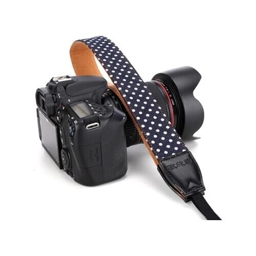 Cowboy Vintage Cotton Leather Camera Strap Shoulder Strap Neck Strap Belt For Sony/ Nikon SLR Cameras Strap Accessories Part