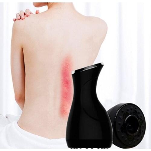 Top Seller Bian Stone Skin Tool Black Cupping Naturopath Facial Massage Gua Sha Instrument for Face