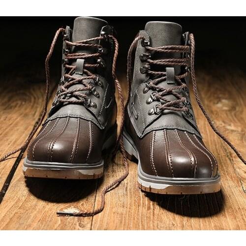 Boots mens casual leather vintage hot sneakers sport Sneaker shoes and sports fashion de running autumn mens hombre bota home