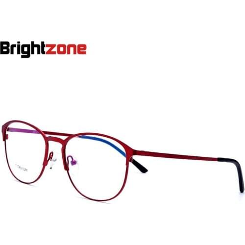 Exquisite Quality Ultra-thin Full Myopia Glasses Frame Oculos Eligible For Single Vision Bifocal Progressive Lenses 51-18-140mm