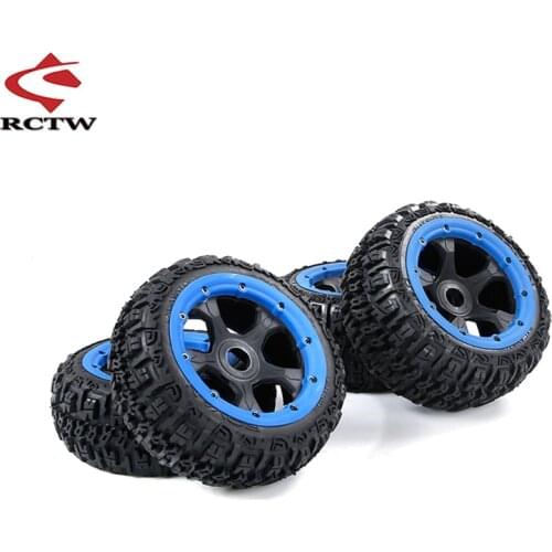 Front Rear Gen.3 Wasteland Wheel Tire Assembly for 1/5 Hpi Rofun Baha Rovan Km Baja 5B Truck Toys Upgrade Parts
