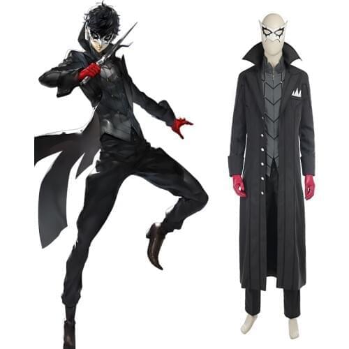 Persona 5 Cosplay Costume Ren Amamiya Cosplay Joker Anime Cosplay Full Set Uniform Halloween Carnival Party Costume Customized