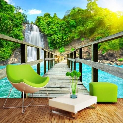 Custom 3D Room Landscape Wallpaper 3D Wall Mural Nature Scenery For Walls Living Room Sofa Backdrop Wall Paper Home Decorations