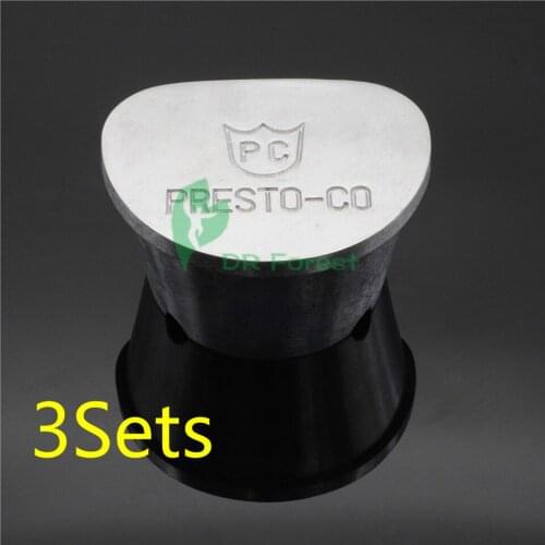 Sale 3Sets 118*97*62mm Dentist Equipment Aluminum Duplicating Flask