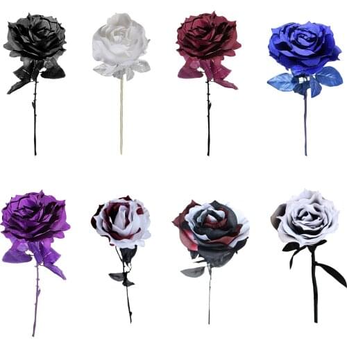 Flower Rose 60 Cm Single Branch Home Decoration Living Room And Wedding Man-made Simulation Plant