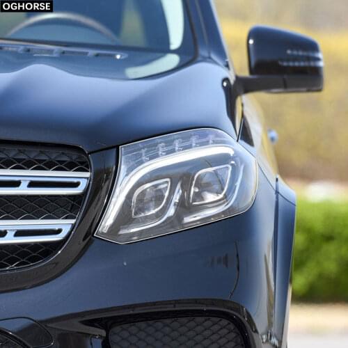 Car Headlight Self Healing Protective Film Transparent TPU Decal Sticker for Mercedes Benz GLA GLC GLE GLS GLK GLB GL G V Class