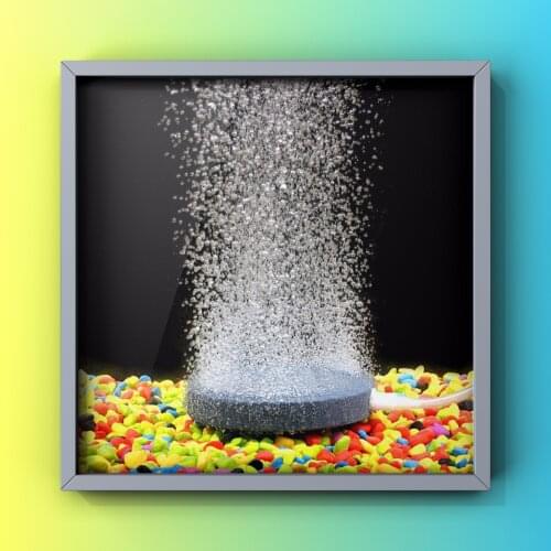 1 Pcs New High quality 40/60/80/100mm Bubble Stone Aerator for Aquarium Fish Tank Pump Hydroponic Oxygen Plate Mini Air Pump