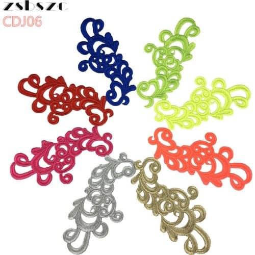 Zsbszc funny patches multicolors embroidered patches for clothes kids clothing fluorescent color dress clothes accessories CDJ06