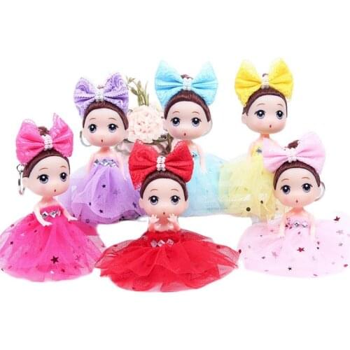 Star wedding dress 12cm little confused doll pendant Ximeng Barbie New Year small gift children toys dolls for girls