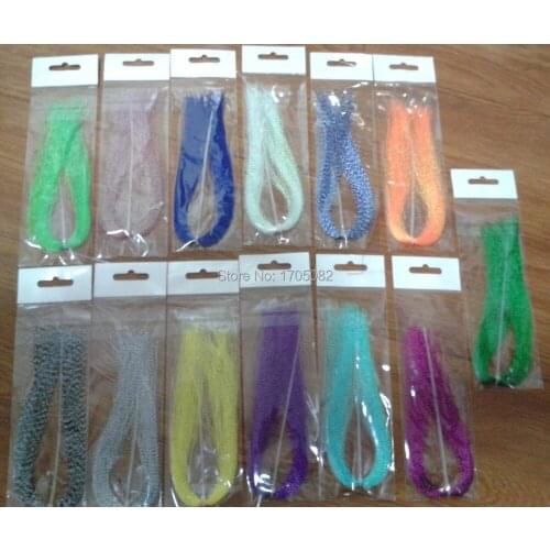 13 Packs 1g/Hank Krystal Flash Material For Fly Tying Flies Jigs Lure Materials DIY Fishing