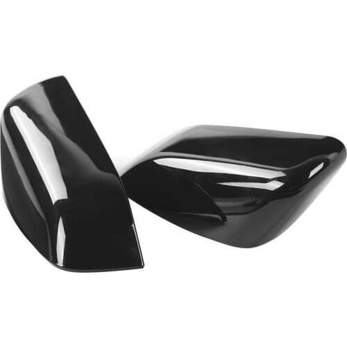 2pcs Rearview Mirror Cover Glossy Black Fit for Land Rover Range Rover Sport/LR2/LR4 Door Mirror Shell Car Styling
