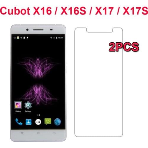 2PCS Cubot X16 X17 Glass Screen Cubot X17 Tempered Glass Cubot X16S X17S Screen Protector Scratch proof Protective Glass Film