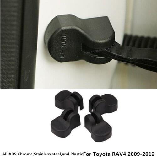 For Toyota RAV4 2009 2010 2011 2012 Car Anti Rust Water Proof Door Plastic Buckle keys key Limit Device Trimming 4Pcs
