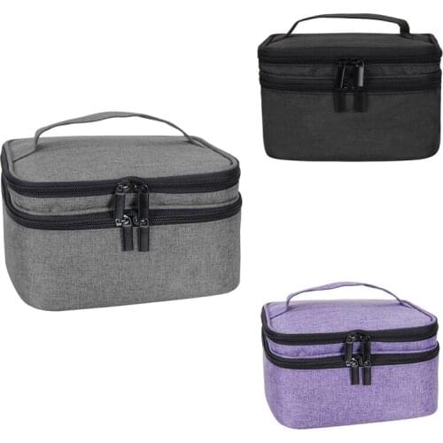 42 Grids Essential Oil Organizer Nail Polish Double-Layer Organizer for Essential Oil Accessories Display Box