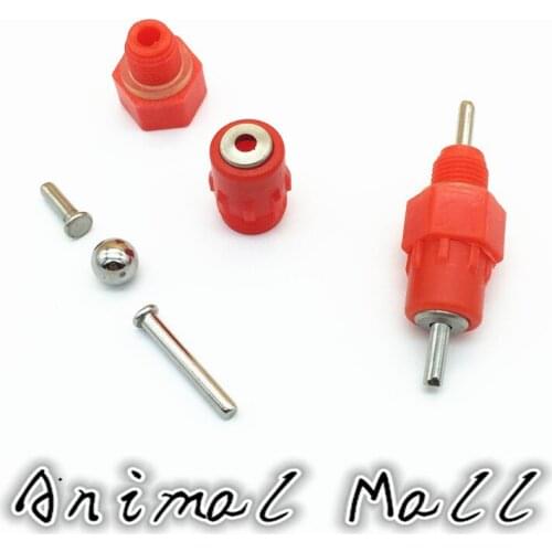 50 pcs Red Nipple Drinker Feeder Water Cups Chicken Drinkers Waterer 360 Angle Poultry Supplies Feeding & Watering New arrival