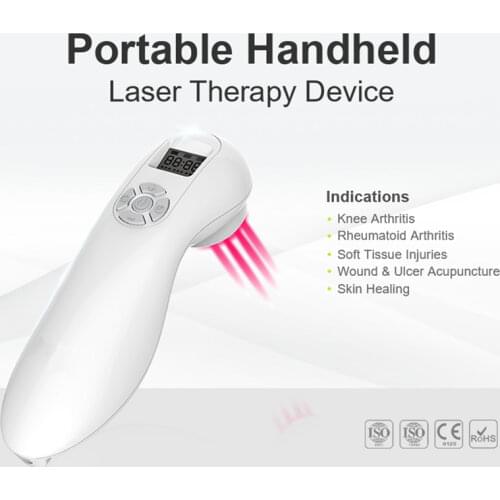 Cold Laser Physiotherapy Handy Cure Pulse Laser Body Pain Relief Device 510mW Pain Relief Anti Inflammation Health Recovery