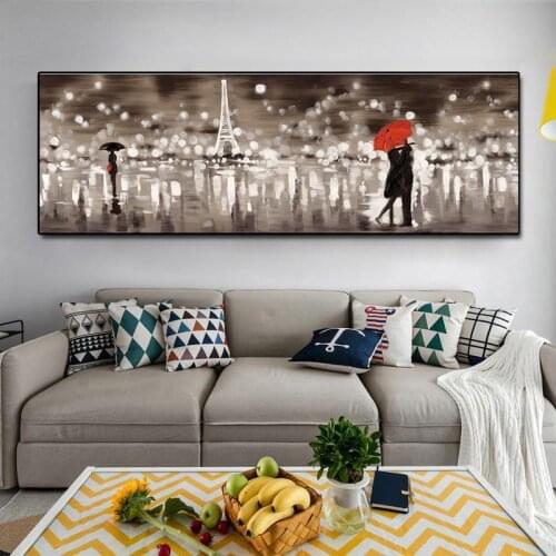 Abstract French Style Landscape Canvas Painting Wall Painting Print Poster Wall Art Bedroom Living Room Modern Home Decoration