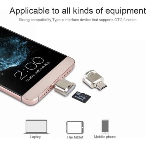 Type C To Micro-SD TF Adapter OTG Smart Memory Card Reader For Samsung Huawei Micro USB To Micro-SD Adapter For Xiaomi Macbook